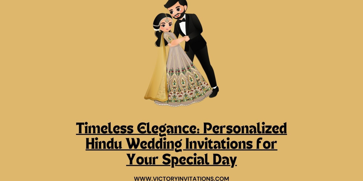 Timeless Elegance: Personalized Hindu Wedding Invitations for Your Special Day