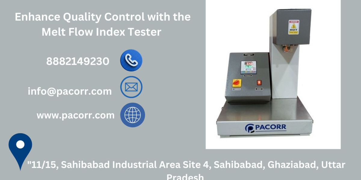 Why Every Polymer Manufacturer Needs Pacorr's Melt Flow Index Tester for Consistent Quality