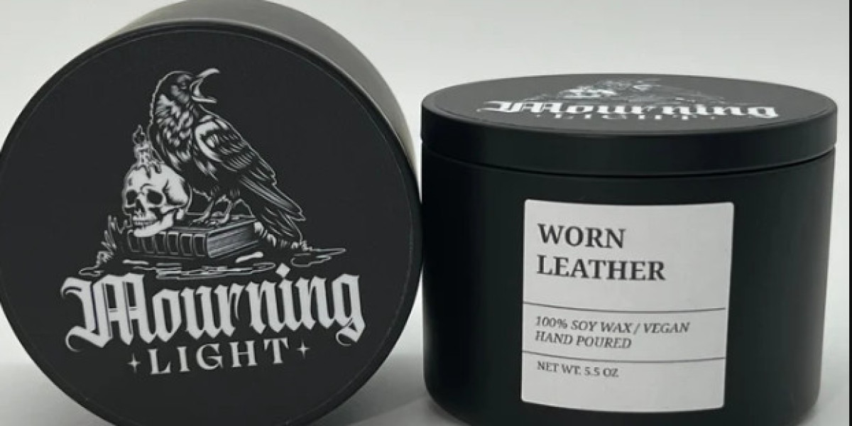 Luxurious Vegan Leather Candle with a Smoky, Sophisticated Scent